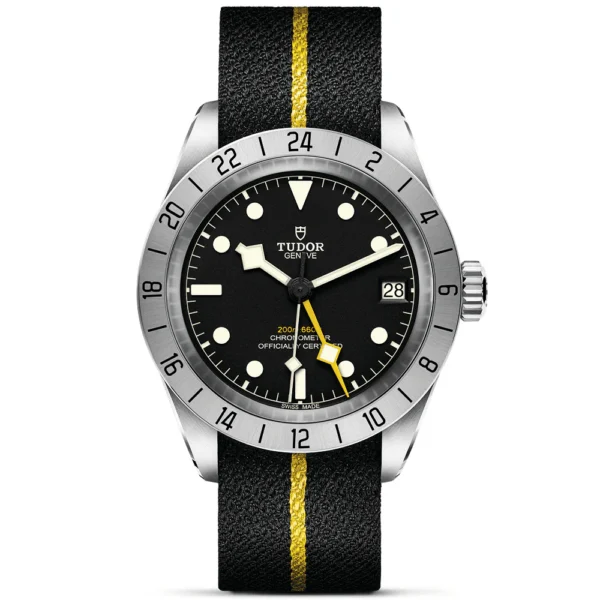 TUDOR Black Bay Pro 39mm Steel Automatic Fabric Strap Watch M79470-0002