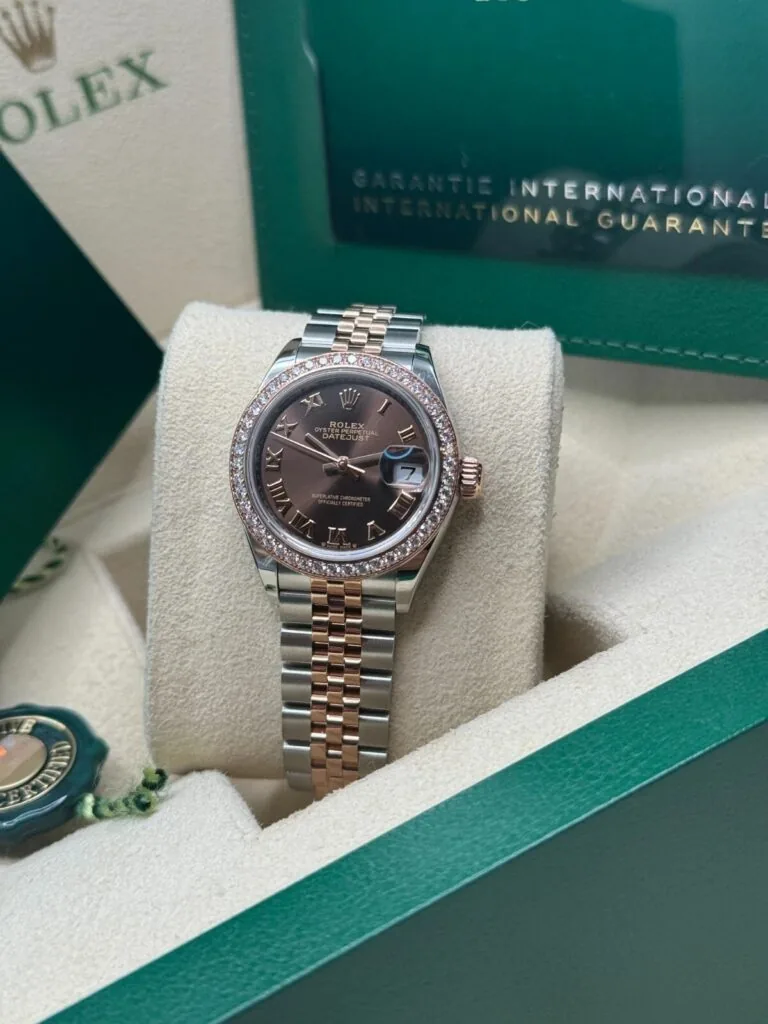 RLX Lady-Datejust 31mm 279381RBR Chocolate Roman Dial Oyster Bracelet