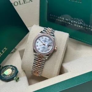 RLX Lady-Datejust 31mm 279381RBR Mother-of-Pearl Diamond Dial Oyster Bracelet