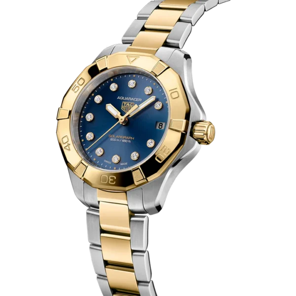 TAG Heuer Aquaracer Professional 200 Solargraph Solar Quartz 34mm WBP1323.BB0004