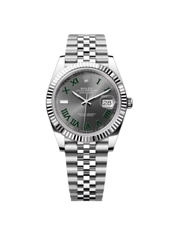 RLX Datejust 41mm 126334 Slate Roman Jubilee Stainless Steel Mens Watch