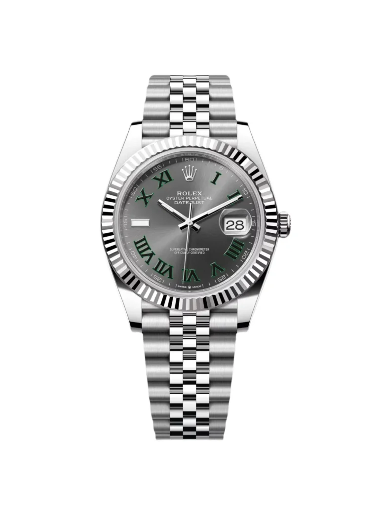 RLX Datejust 41mm 126334 Slate Roman Jubilee Stainless Steel Mens Watch