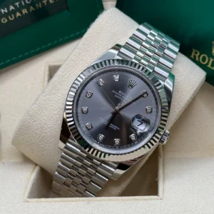 RLX Datejust 41mm 126334 Slate Diamond Jubilee Stainless Steel
