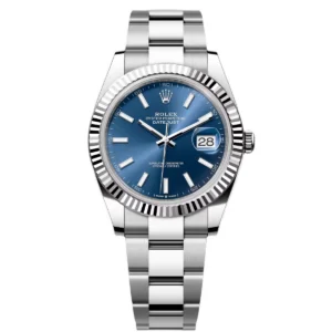 RLX Datejust 41mm 126334 Blue Index Oyster Stainless Steel Men’s Watch