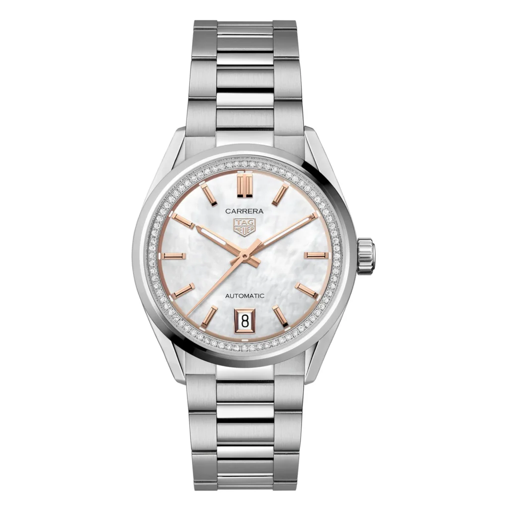 TAG Heuer Carrera Date 36mm Ladies Watch Mother Of Pearl WBN231C.BA0001
