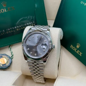 RLX Datejust 41mm 126334 Slate Diamond Jubilee Stainless Steel