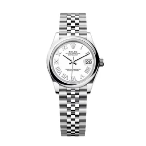 RLX Datejust m278240-0003/0004 31mm White Roman Domed Bezel Oyster Oystersteel