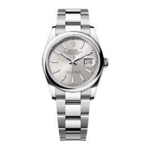 RLX Datejust 36mm 126200 Oyster Perpetual Silver Dial Jubilee Stainless Steel