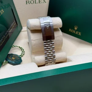 RLX Datejust 41mm White Index Oyster Stainless Steel Men’s Watch - 126334
