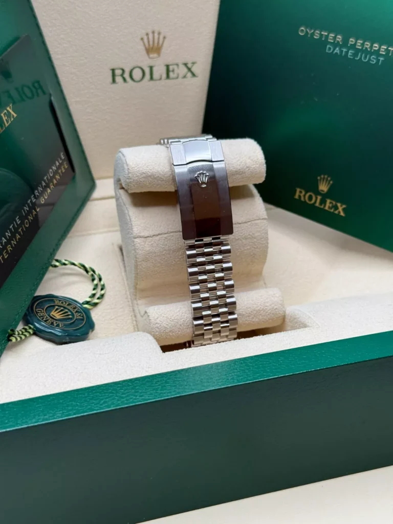 RLX Datejust 41mm White Index Oyster Stainless Steel Men’s Watch - 126334