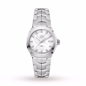 TAG Heuer Link Date Quartz Date Mother Of Pearl 32mm Ladies Watch WBC1312.BA0600
