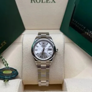 RLX Lady-Datejust 31mm m279160 Oyster Perpetual Silver Dial Oyster Bracelet