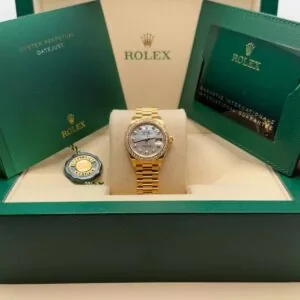 RLX Lady-Datejust 31mm 279138RBR White Mother-of-Pearl Dial President Bracelet Watch