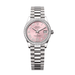 RLX Datejust m278289RBR-0018 Pink Dial White Gold President