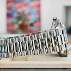 RLX Day-Date 40mm 228349RBR-0001 Silver Dial President Bracelet