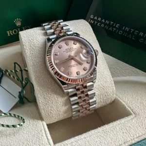 RLX Datejust m278271-0023/0024 Rose 31mm Dial Oyster Bracelet Watch