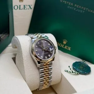 RLX Datejust m278273-0021/0022 31mm Dark Grey Dial Stainless Steel and Yellow Gold Oyster Watch