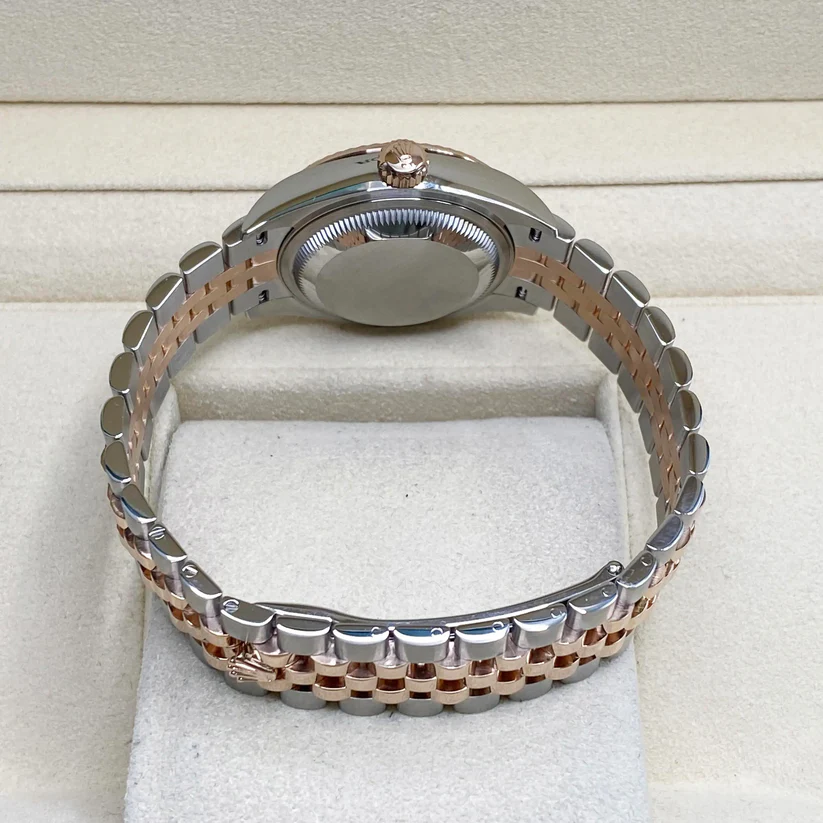RLX Lady-Datejust 31mm 279171 Chocolate Index Oyster Stainless Steel and Rose Gold