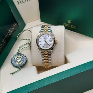 RLX Lady-Datejust 31mm 279173 Silver Diamond Dial Oyster Bracelet