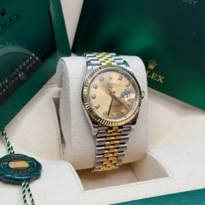 RLX Datejust 36mm 126233 Champagne Dial Jubilee Bracelet Watch