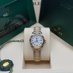 RLX Lady-Datejust 31mm 279173 White Roman Dial Oyster Bracele