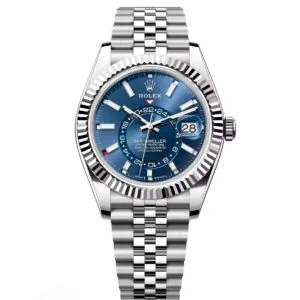 RLX Sky-Dweller 42mm 336934-0005/0006 Stainless Steel Blue Dial Jubilee