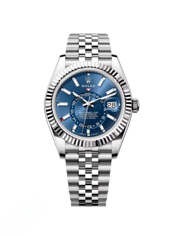 RLX Sky-Dweller 42mm 336934-0005/0006 Stainless Steel Blue Dial Jubilee