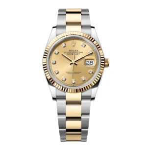 RLX Datejust 36mm 126233 Champagne Dial Jubilee Bracelet Watch