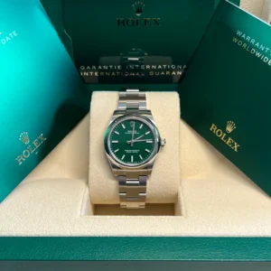 RLX Oyster Perpetual 31mm 277200-0006 Green Dial Oyster Bracelet Watch