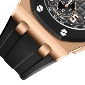 A&P OFFSHORE Pink Gold Anthracite Grey Dial CHRONOGRAPH 42mm
