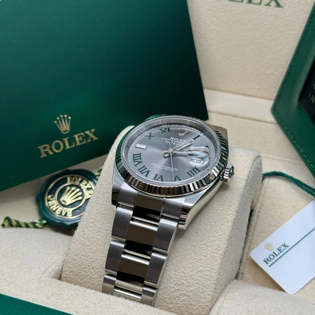 RLX Datejust 36mm 126234 Datejust Slate Roman Dial Jubilee Watch
