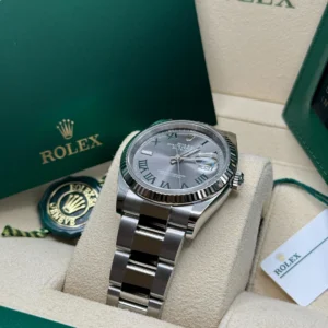 RLX Datejust 36mm 126234 Datejust Slate Roman Dial Jubilee Watch