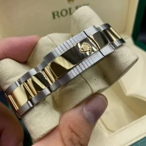 RLX Datejust 36mm 126203 Golden Palm Dial Domed Bezel Oyster Bracelet