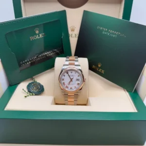 RLX Datejust 36mm 126201 White Dial Oyster Bracelet Watch