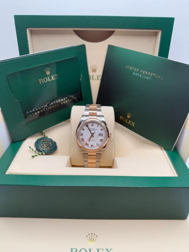 RLX Datejust 36mm 126201 White Dial Oyster Bracelet Watch