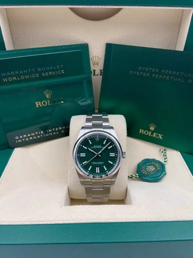 RLX Oyster Perpetual 36mm 126000-0005 Green Dial Oyster Stainless Steel Bracelet