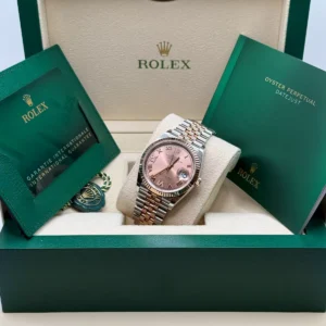 RLX Datejust 36mm 126231 Rose Dial Oyster Bracelet