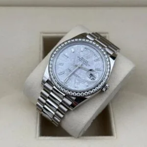 RLX Day-Date 40mm 228349RBR-0040 Meteorite Dial President Bracelet