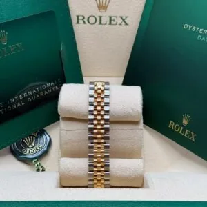 RLX Lady-Datejust 31mm 279173 Champagne Diamond Dial Oyster Bracelet