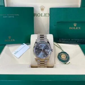 RLX Day-Date 40mm Slate Diamonds Dial 228236-0013