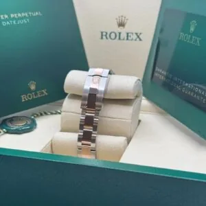 RLX Lady-Datejust 31mm 279171 Chocolate Index Oyster Stainless Steel and Rose Gold