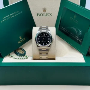 RLX Oyster Perpetual 36mm 126000-0014 Black Dial Oyster Stainless Steel Bracelet