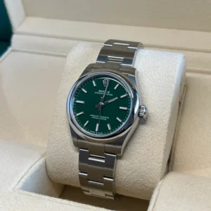RLX Oyster Perpetual 31mm 277200-0006 Green Dial Oyster Bracelet Watch