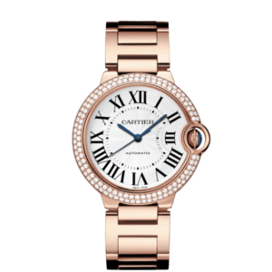 CARTIER Ballon Bleu BLEU Diamond Rose Gold 36mm WJBB0067 - United Luxury
