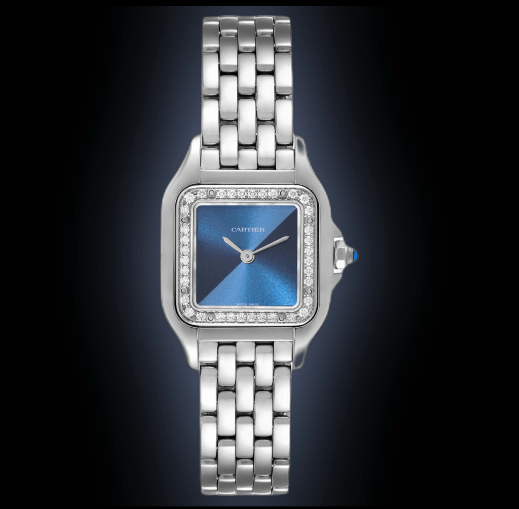 CARTIER PANTHERE Small Model Blue Diamond W4PN0013 - United Luxury