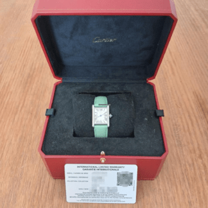 Cartier Tank Must Watch Small Model Green WSTA0061 - United Luxury