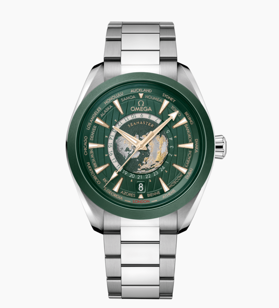 OMEGA SEAMASTER AQUA TERRA 150M CO‐AXIAL MASTER CHRONOMETER GMT WORLDTIMER 43 MM