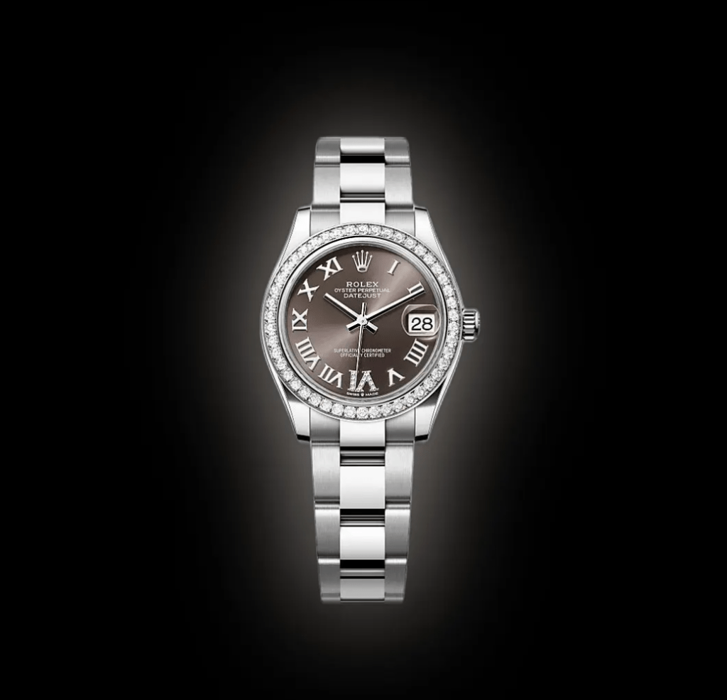 RLX Datejust m278384RBR-0031/0032 Dark Grey 31mm Dial Oyster Watch