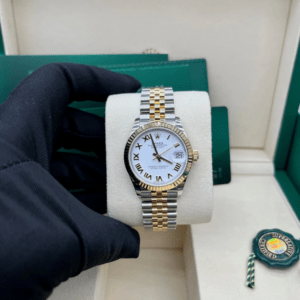 Rolex Datejust 31mm Two-Tone Yellow Gold Fluted
