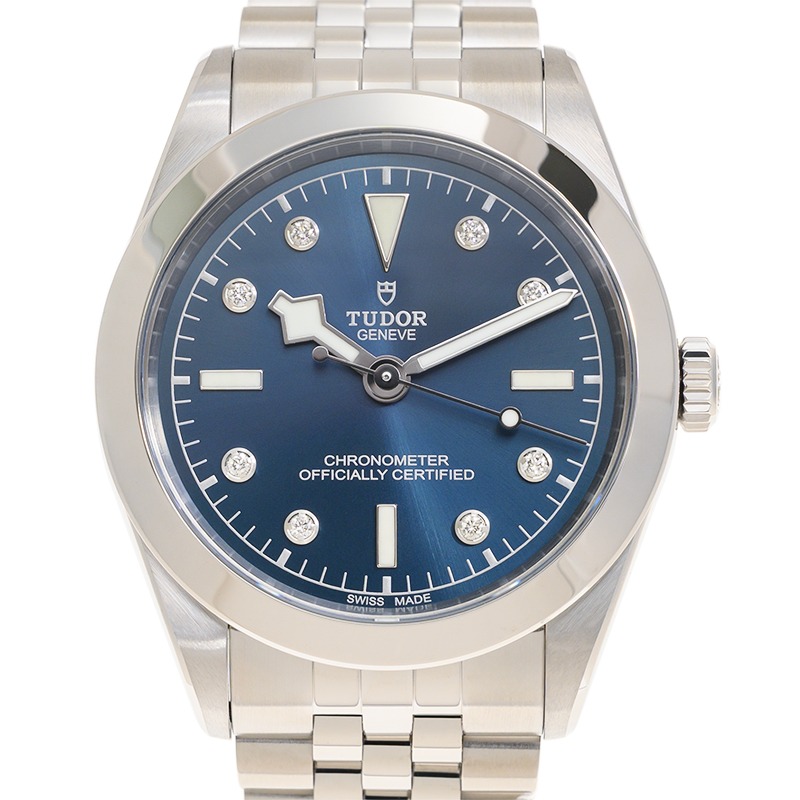 TUDOR Black Bay 39mm Blue Diamond Set Dial Men's Bracelet Watch M79660-0005